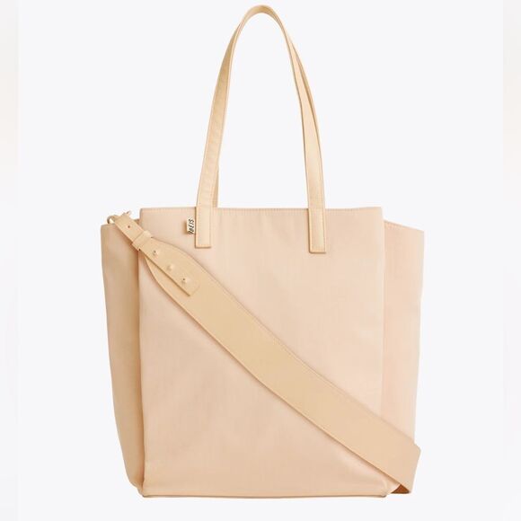 BEIS Handbags - BEIS TRAVEL The Commuter Tote 
in Beige NWT in packaging